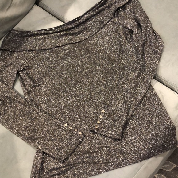WHBM Shimmery Off-Shoulder Top - Picture 4 of 8